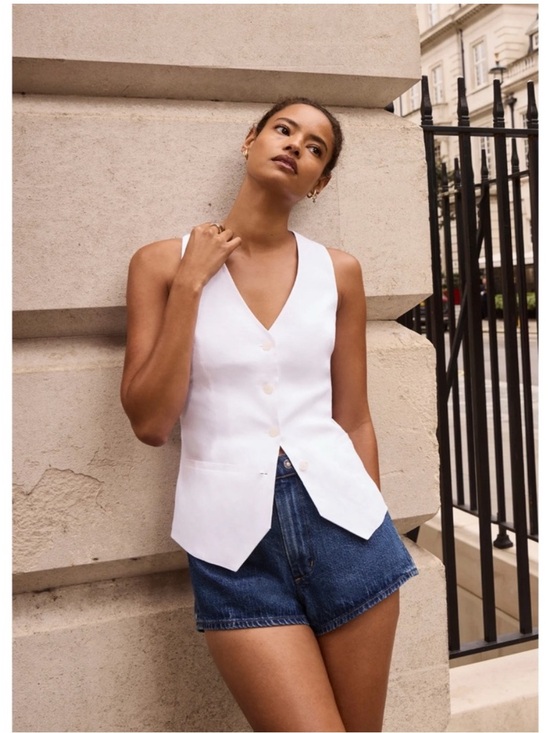 Favorite Daughter Jackets & Blazers - Favorite Daughter The Jones Linen Vest
